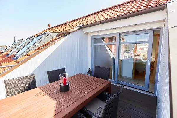 Terrasse  Haus Stella Maris - Ferienwohnung Sternenmeer