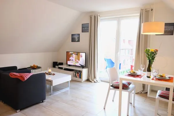 Wohnzimmer  Dünengrund 3, Whg. 6