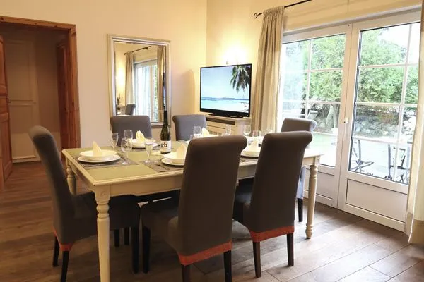 Wohnzimmer  Kampstraße 1, Bungalow