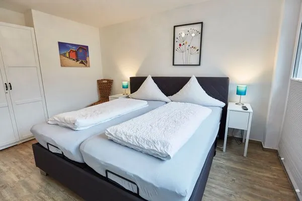 Schlafzimmer  Borkumer Hof - Ferienwohnung 1 - Elke