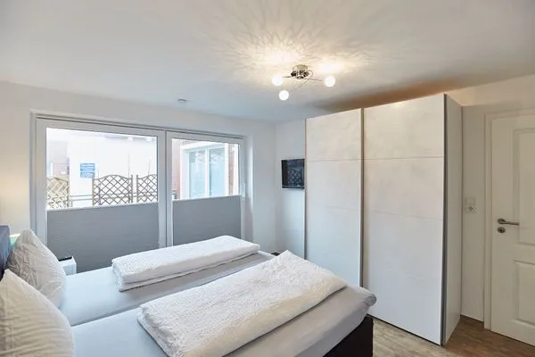 Schlafzimmer  Borkumer Hof - Ferienwohnung 1 - Elke