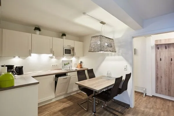 Küche / Küchenzeile  Borkumer Hof - Ferienwohnung 1 - Elke