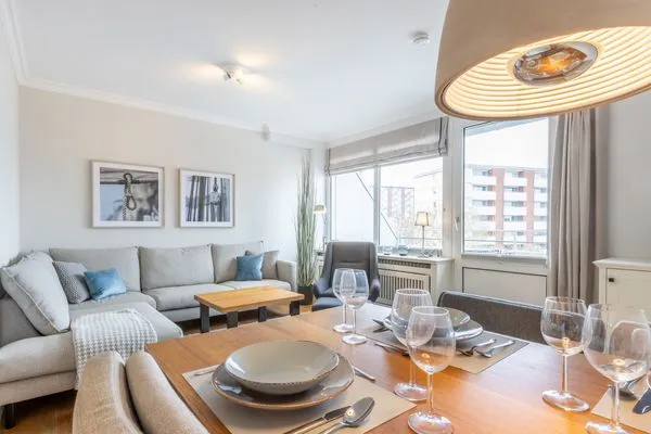 Wohnzimmer  Strandstr. 6, Whg. 21