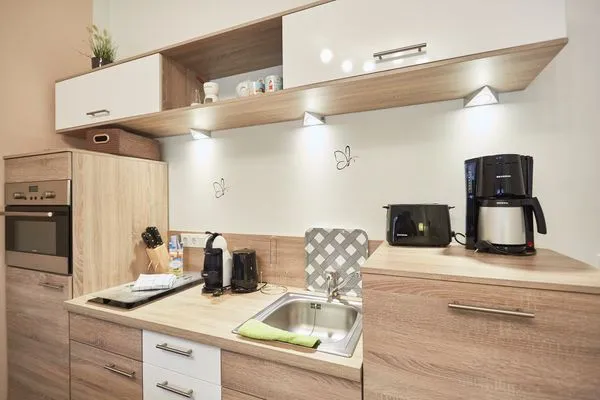 Küche / Küchenzeile  Borkumer Hof - Ferienwohnung 3 - Borkumperle