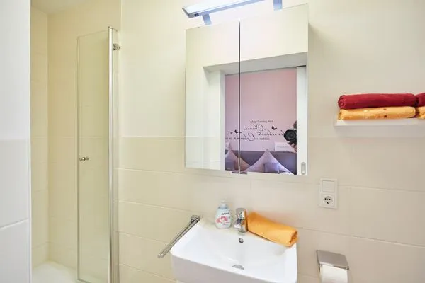 Badezimmer  Borkumer Hof - Ferienwohnung 3 - Borkumperle