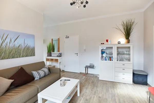Wohnzimmer  Borkumer Hof - Ferienwohnung 4 - Tüskendör