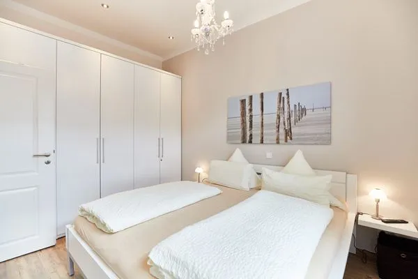 Schlafzimmer  Borkumer Hof - Ferienwohnung 4 - Tüskendör