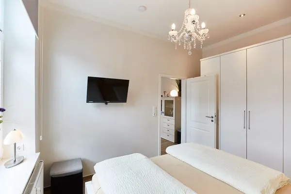 Schlafzimmer  Borkumer Hof - Ferienwohnung 4 - Tüskendör