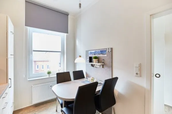 Küche / Küchenzeile  Borkumer Hof - Ferienwohnung 4 - Tüskendör