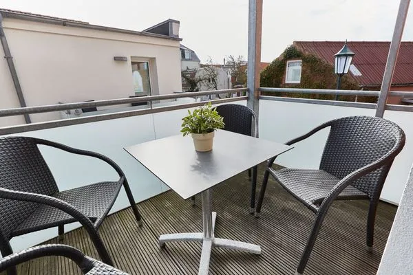 Balkon  Borkumer Hof - Ferienwohnung 4 - Tüskendör