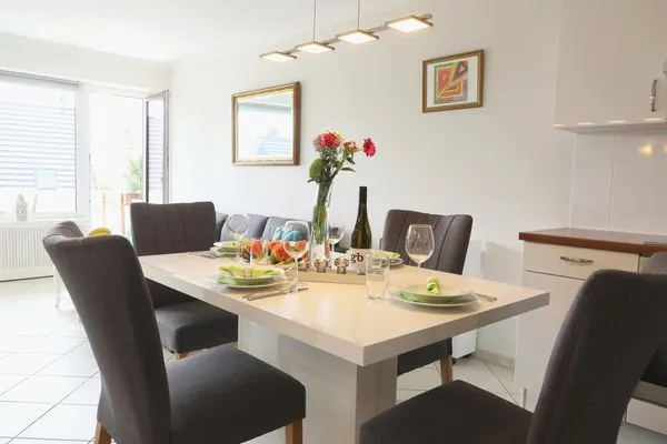 Wohnzimmer  Kjeirstr. 34, Whg. 08, Haus Atlanta