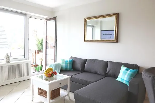 Wohnzimmer  Kjeirstr. 34, Whg. 08, Haus Atlanta