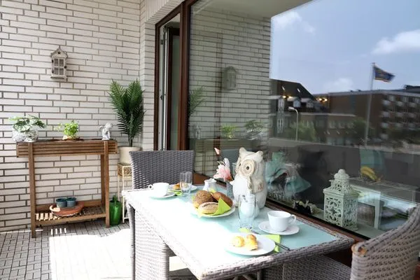 Balkon  Kjeirstr. 34, Whg. 08, Haus Atlanta