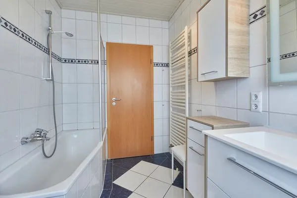 Badezimmer  Haus Meyer-Teerling - Ferienwohnung Trientje