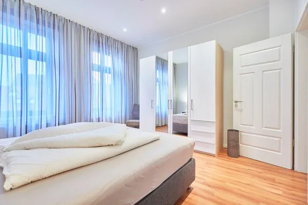 Schlafzimmer  Villa Wilhelmine - Ferienwohnung Wiebke