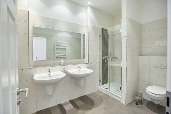 Badezimmer  Villa Wilhelmine - Ferienwohnung Wiebke