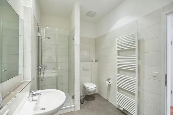 Badezimmer  Villa Wilhelmine - Ferienwohnung Wiebke