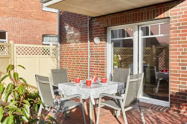 Terrasse  Ferienwohnung Westwind