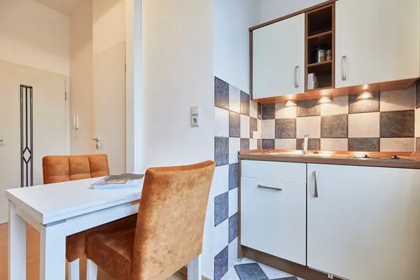 Küche / Küchenzeile  Haus am Leuchtturm - Ferienwohnung Sonne