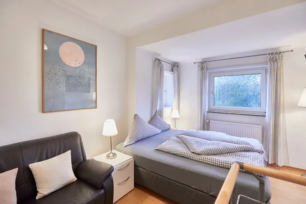 Wohnzimmer  Haus am Leuchtturm - Ferienwohnung Sonne