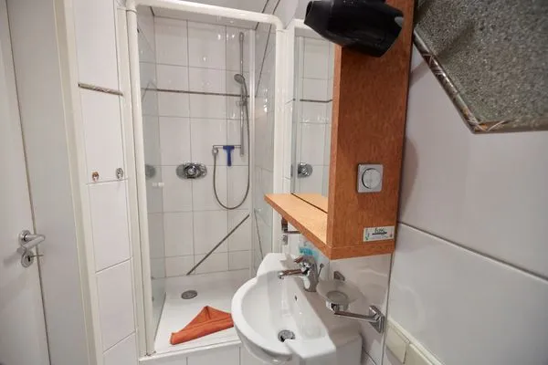 Badezimmer  Haus am Leuchtturm - Ferienwohnung Sonne