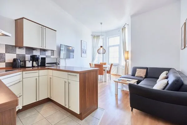 Wohnzimmer  Haus am Leuchtturm - Ferienwohnung Mond