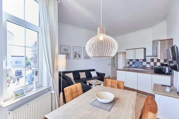 Wohnzimmer  Haus am Leuchtturm - Ferienwohnung Mond