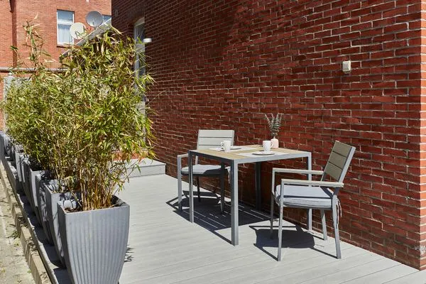 Terrasse  Haus Amelie - Ferienwohnung Lütje Amelie