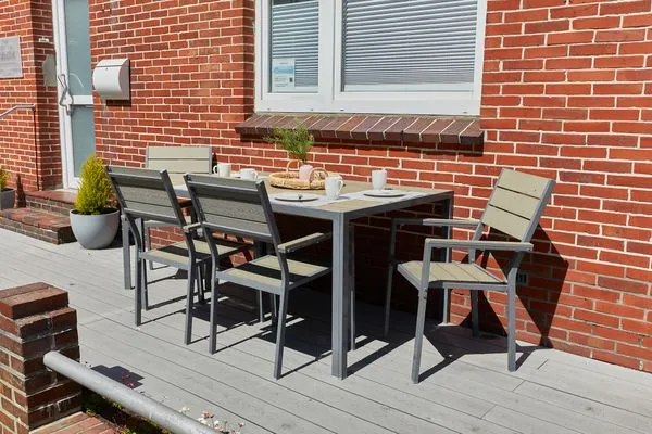 Terrasse  Haus Amelie - Ferienwohnung Grote Amelie