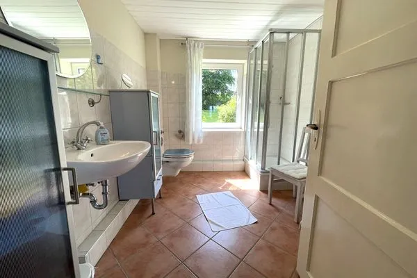 Badezimmer  Ferienhaus Hedwigsblick
