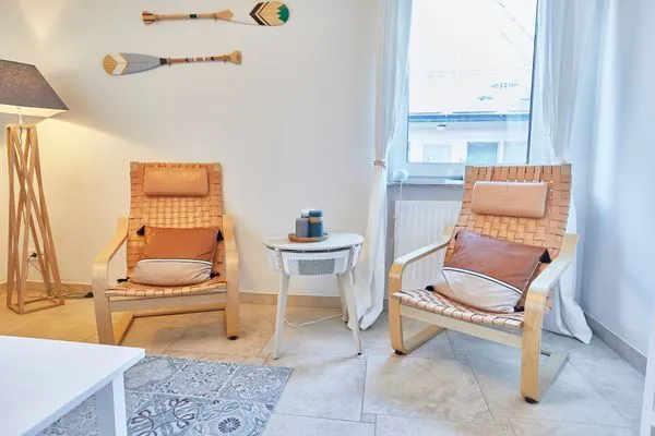 Wohnzimmer  Ferienwohnung Meerweh