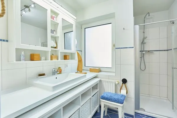 Badezimmer  Ferienwohnung Meerweh