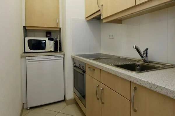 Küche / Küchenzeile  Ferienwohnung D19