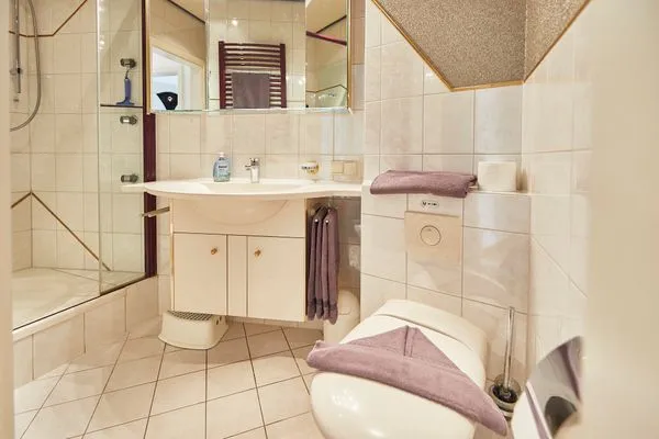 Badezimmer  Haus am Leuchtturm - Ferienwohnung Sterne