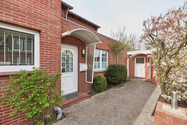 Fassade / Eingang  Haus Nordstrand - Ferienwohnung 1