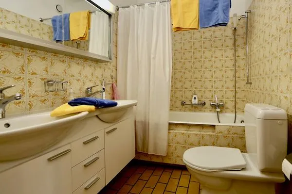 Badezimmer  Ferienwohnung D22