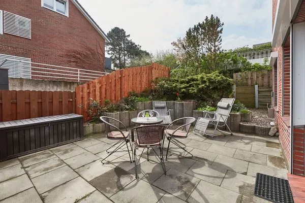 Terrasse  Haus Nordstrand - Ferienwohnung 4