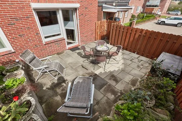 Terrasse  Haus Nordstrand - Ferienwohnung 4