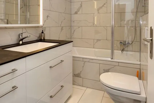 Badezimmer  Ferienwohnung D28