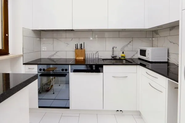 Küche / Küchenzeile  Ferienwohnung D28