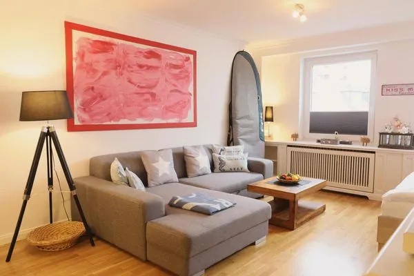 Wohnzimmer  Strandstr. 6, Whg. 9