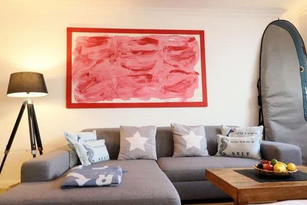 Wohnzimmer  Strandstr. 6, Whg. 9