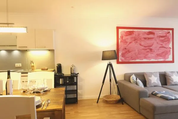 Wohnzimmer  Strandstr. 6, Whg. 9