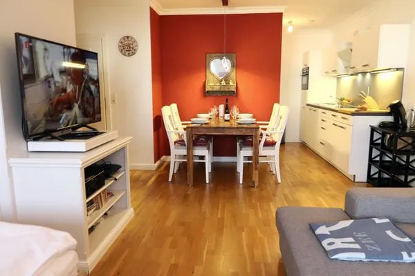 Wohnzimmer  Strandstr. 6, Whg. 9