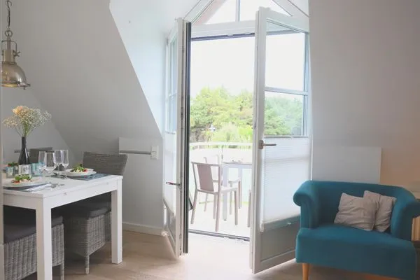 Wohnzimmer  Norderstr. 55a, Whg. 6, DG, LieblingsInsel