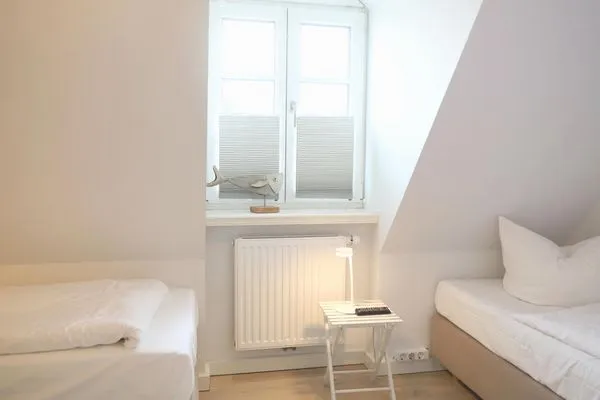 Schlafzimmer  Norderstr. 55a, Whg. 6, DG, LieblingsInsel