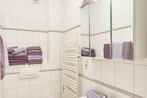 Badezimmer  Villa Central - Ferienwohnung Stadtnest