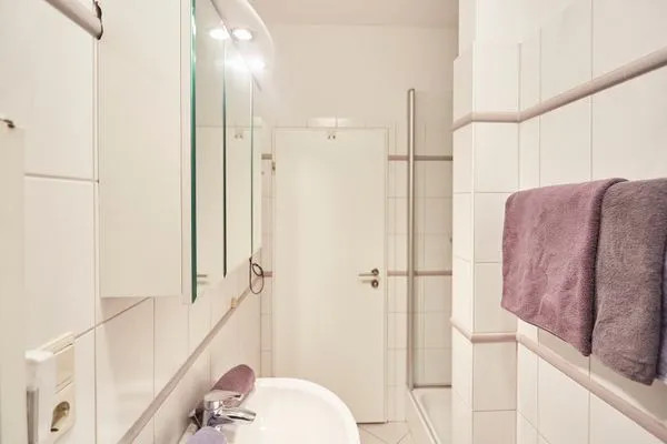 Badezimmer  Villa Central - Ferienwohnung Stadtnest