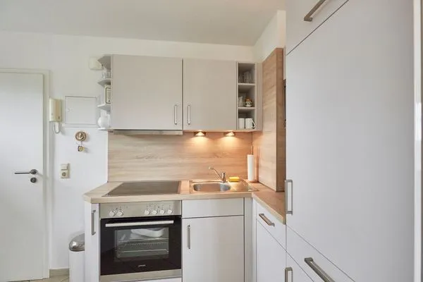 Küche / Küchenzeile  Haus Strandloperke - Ferienwohnung Seehund