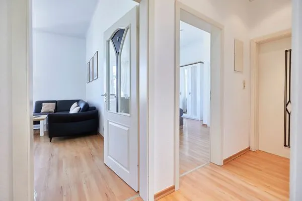 Wohnzimmer  Haus am Leuchtturm - Ferienwohnung Mond